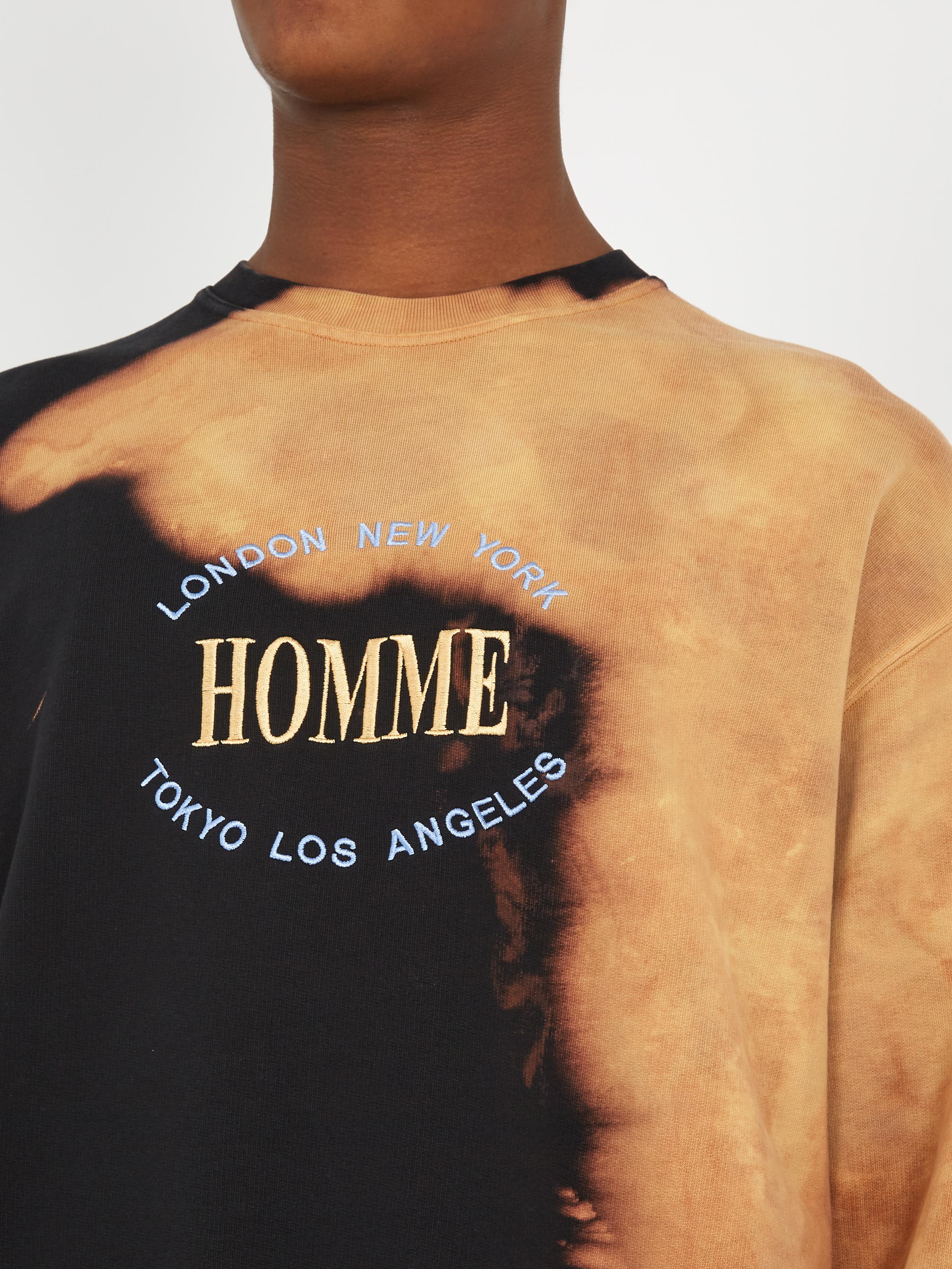 balenciaga homme sweatshirt bleached